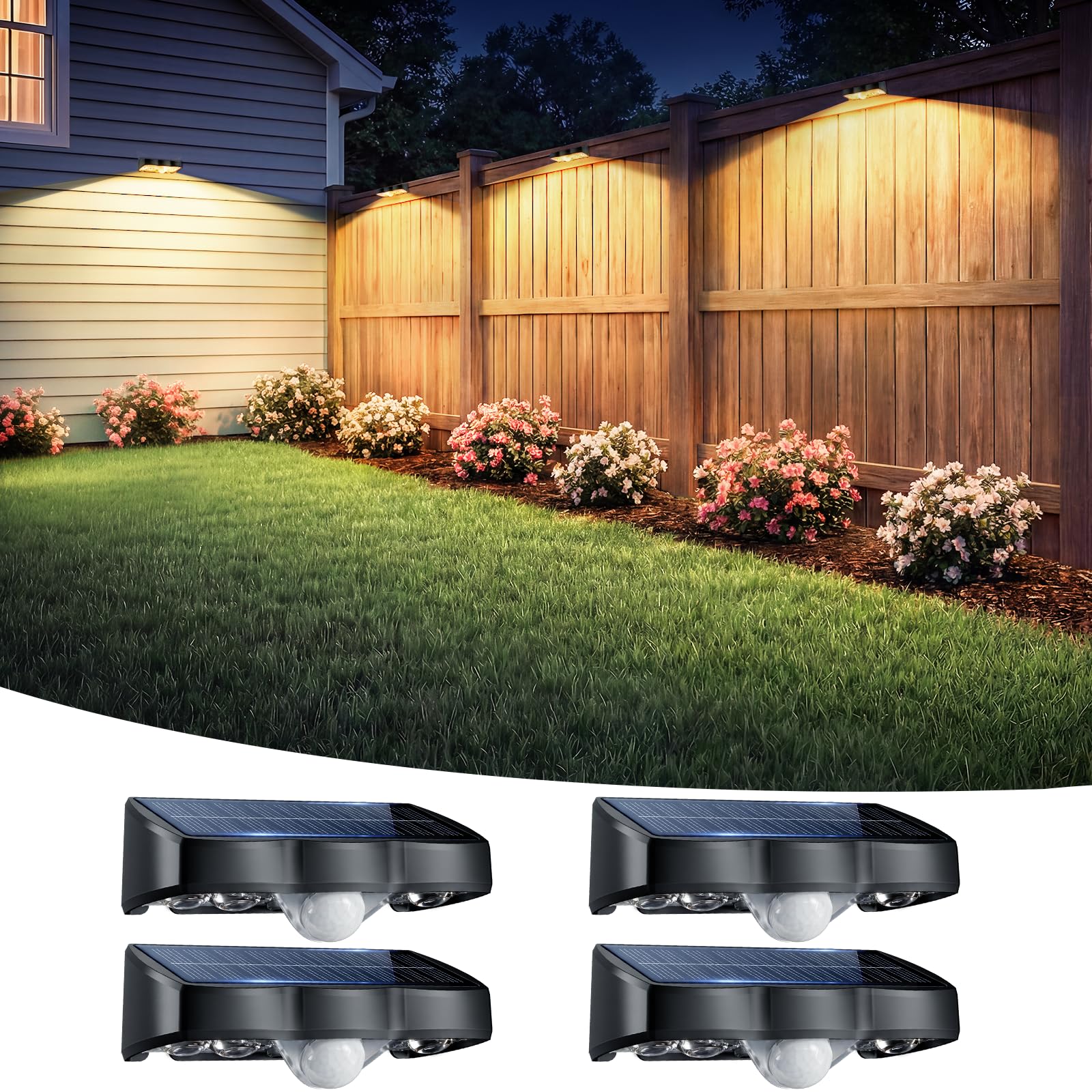 Save 40% with code YDNYTV99 on Solar Fence Lights