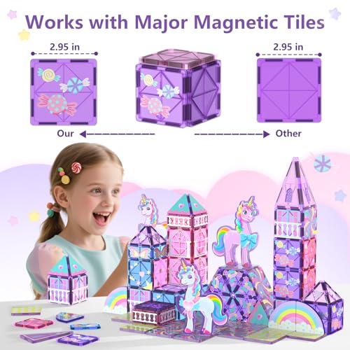 23% Off GobiDex Unicorn Magnetic Building Blocks for Girls - Image 4