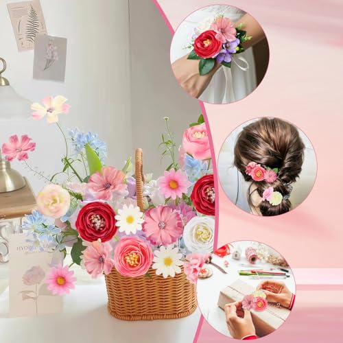 50% Off 66PCS Artificial Flowers Bulk for DIY Crafts - Image 5