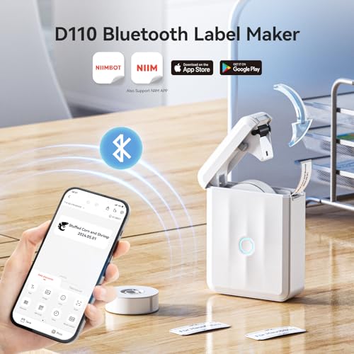 67% Off NIIMBOT D110 Bluetooth Label Maker Plus Code - Image 3