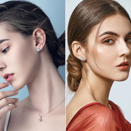 75% Off Moissanite Stud Earrings for Women - Image 4