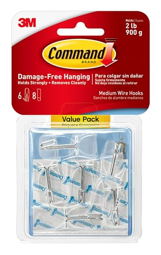 57% Off Command Clear Wire Toggle Hooks, 6-Pack - Image 2