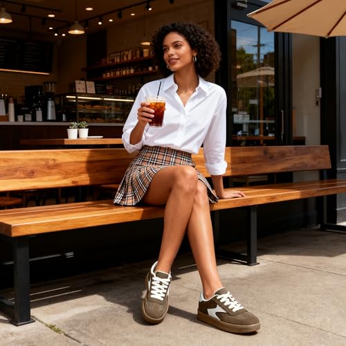 32% Off Vilanva Women's Suede Sneakers - Code Inside - Image 4
