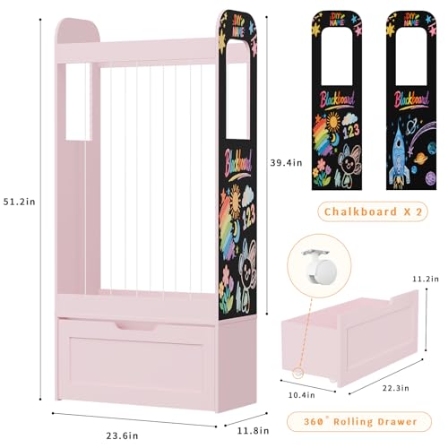 Big Toy Organizer for 80+ Plushies with 180L Storage - Image 3