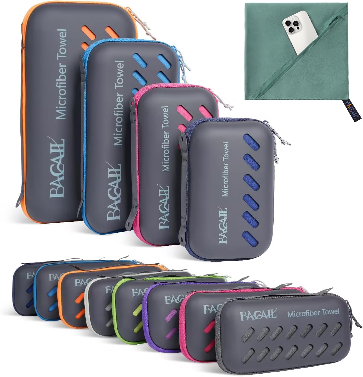 50% Off BAGAIL Ultra-Soft Microfiber Camping Towel