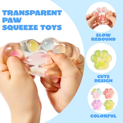 44% Off JOYIN 4 Pcs Taba Paw Squeeze Toys - Image 3