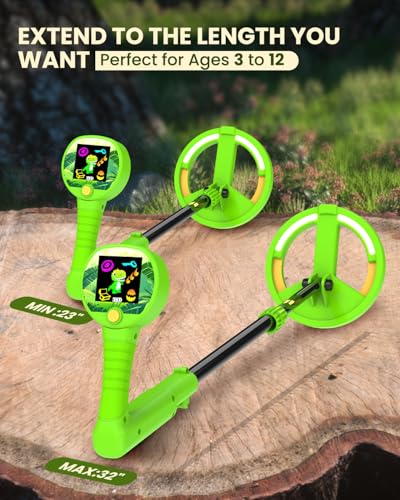 9% Off: GreenRex Metal Detector for Kids 3-12, LED Coil - Image 4