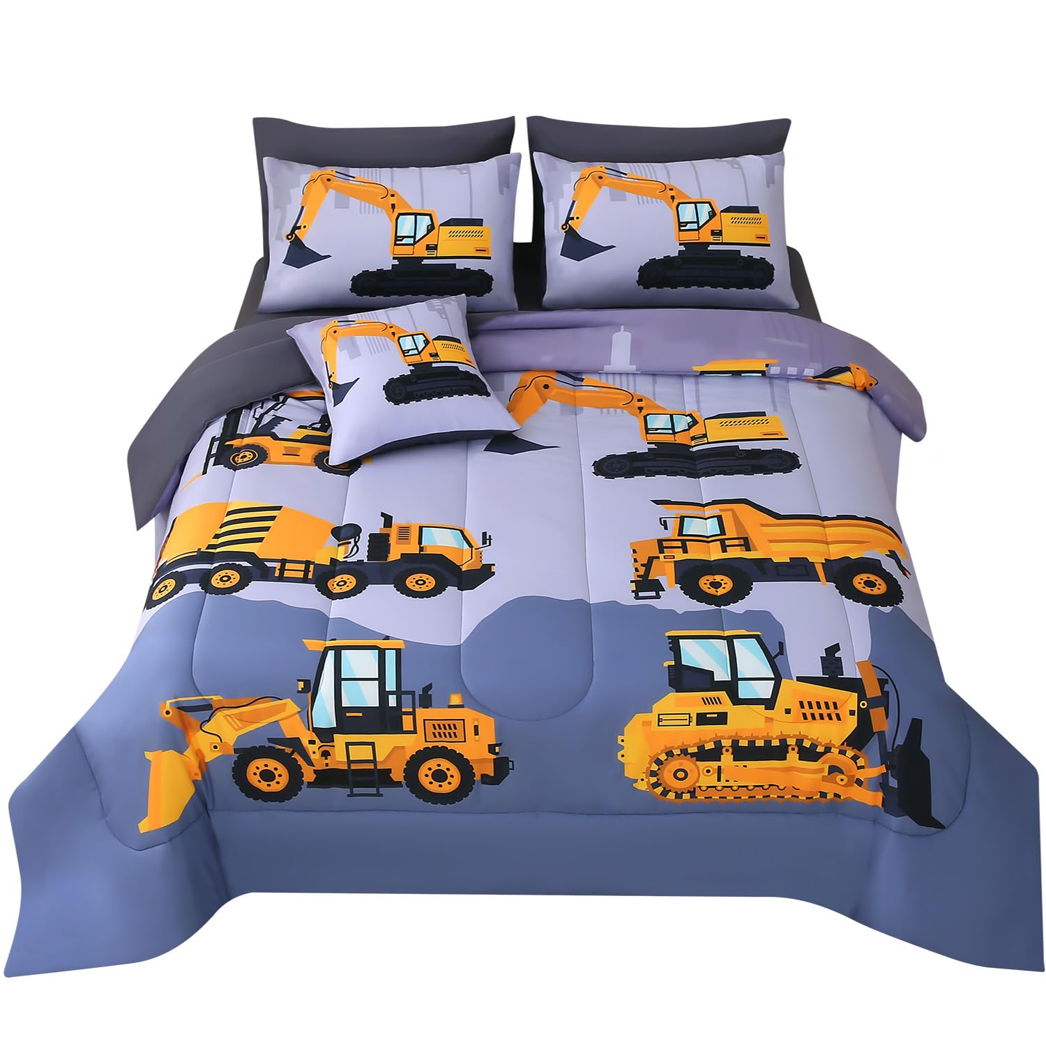 50% Off JQinHome Construction Twin Bedding Sets for Boys - Image 1