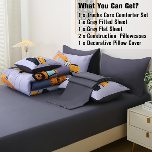 50% Off JQinHome Construction Twin Bedding Sets for Boys - Image 7