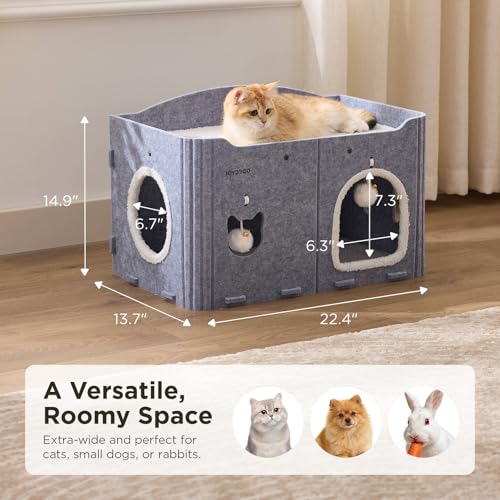 30% Off Joydeco Extra Wide Cat House for Indoor Cats - Image 7