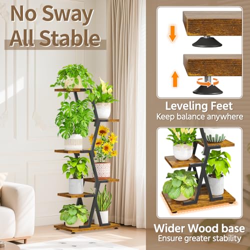 10% Off LASZOLA 5 Tier Tall Plant Stand for Heavy Duty Planters - Image 4