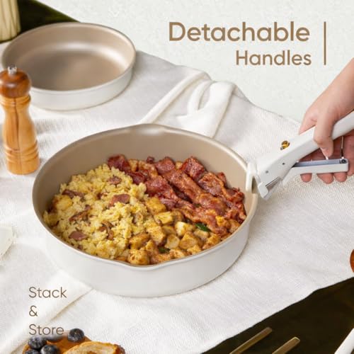 50% Off CAROTE 19 Piece Nonstick Cookware Set - Image 5