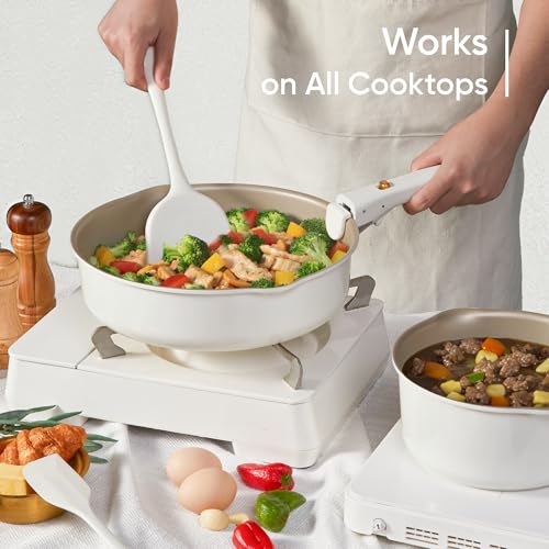 50% Off CAROTE 19 Piece Nonstick Cookware Set - Image 7