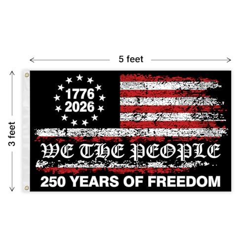 50% Off 250 Years Patriotic America Flag 3x5 Ft - Image 3