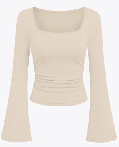 17% Off JUICICI Women's Bell Sleeve Crop Top - Image 4