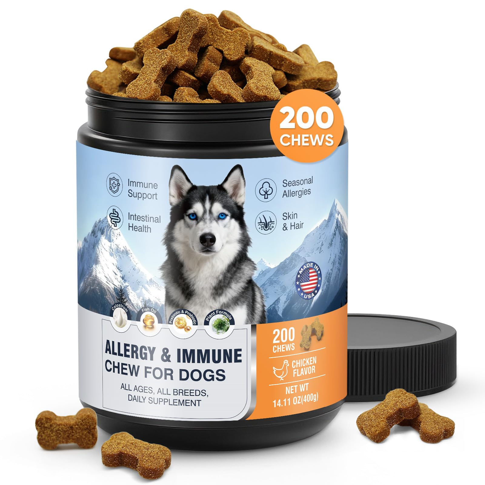 8% Off Dog Allergy Chews – 200 Treats for Itch Relief