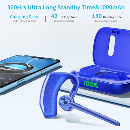 Save Over 50% on ZUKUMU Bluetooth Headset with 180H Playtime - Image 3