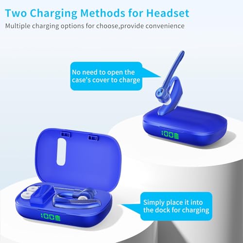 Save Over 50% on ZUKUMU Bluetooth Headset with 180H Playtime - Image 4