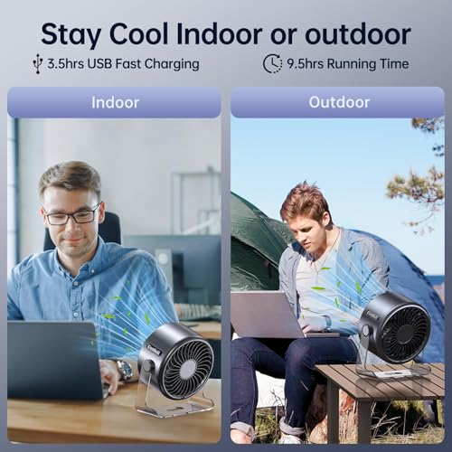 30% Off Coolhill USB Desk Fan with 100 Speeds - Image 6