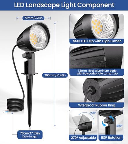 50% Off All-in-One Low Voltage Landscape Lighting Kit - Image 6
