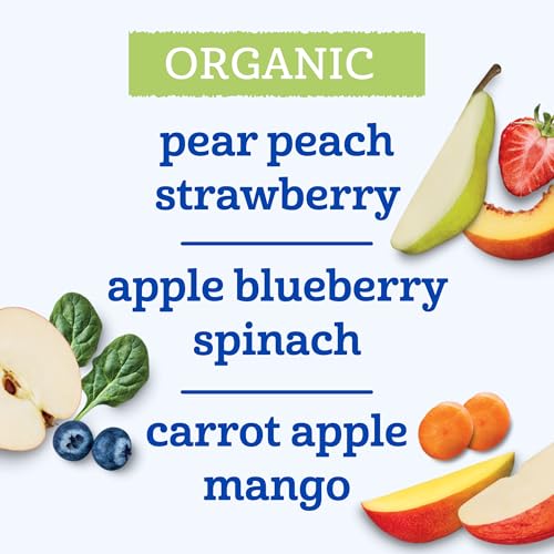 5% Off Gerber Organic Baby Food Variety Pack - 18 Pouches - Image 6