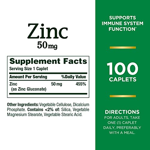 48% Off Nature's Bounty Zinc 50mg Immune Support Pack of 3 - Image 3