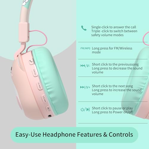 18% Off Kids Bluetooth Headphones with Volume Limiter - Image 7