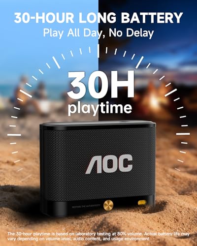 60% Off AOC Portable Bluetooth Speaker with Code - Image 3