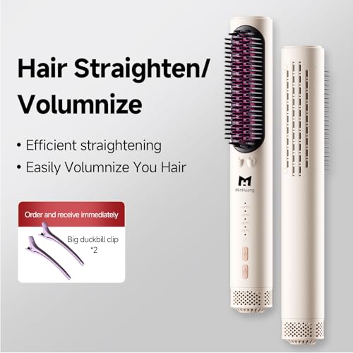 50% Off MINHUANG 3 in 1 Hair Straightener Brush - Image 8