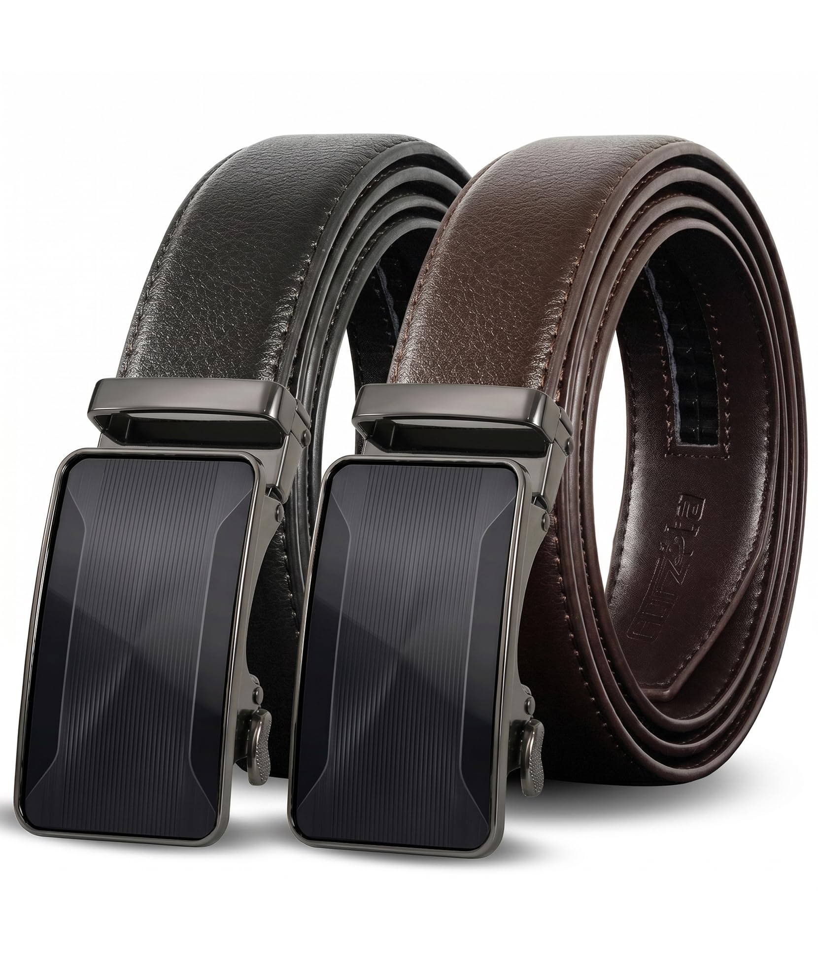 50% Off Mens Ratchet Belts Leather 2-Pack with Code