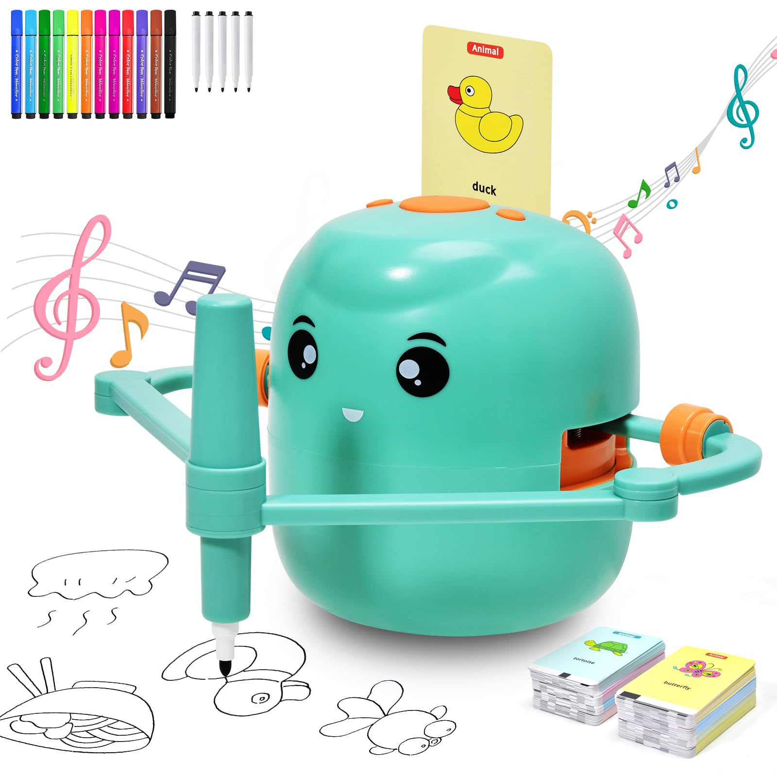 45% Off Voice Interactive Drawing Robot for Kids Ages 3-8