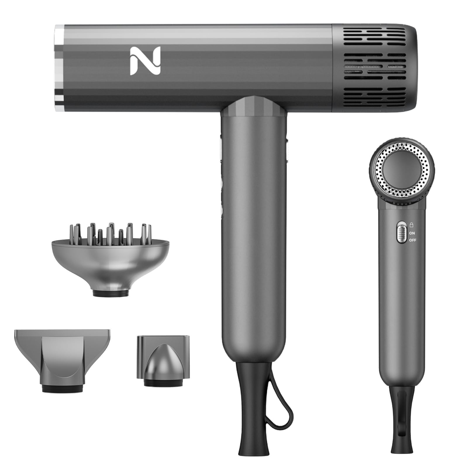 75% Off Natrial Ionic Hair Dryer with Diffuser