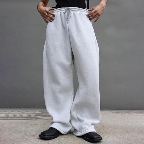Under $25: Baggy Fleece Sweatpants with Pockets & Cords - Image 3