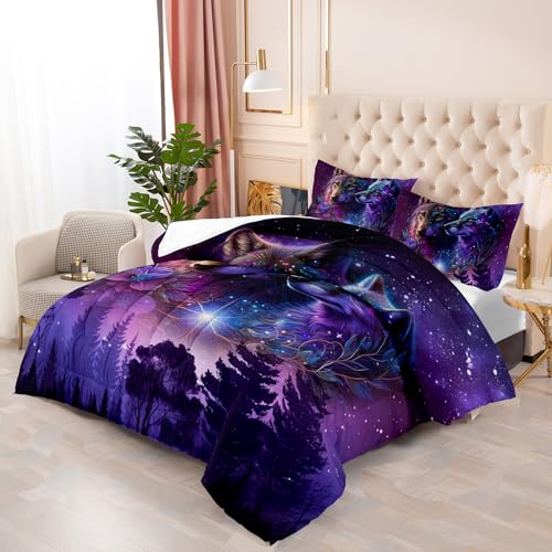 50% Off Wolf Bedding Set – King Size Comforter - Image 5