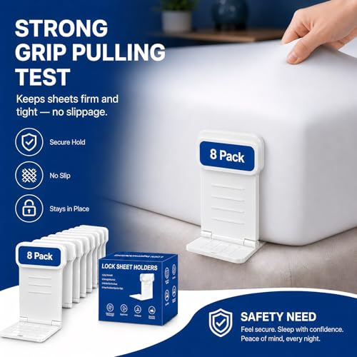 29% Off YLTNEUQER 8pcs Bed Sheet Holders - Use Code JSNWUFVR - Image 3