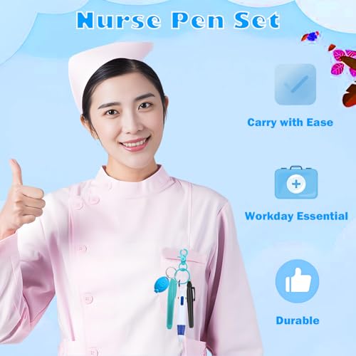 10-Piece Nurse Pen Set with LED Flashlights at 50% Off - Image 7