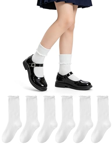 57% Off BISOUSOX Girls Ruffle Cotton Socks - Image 2