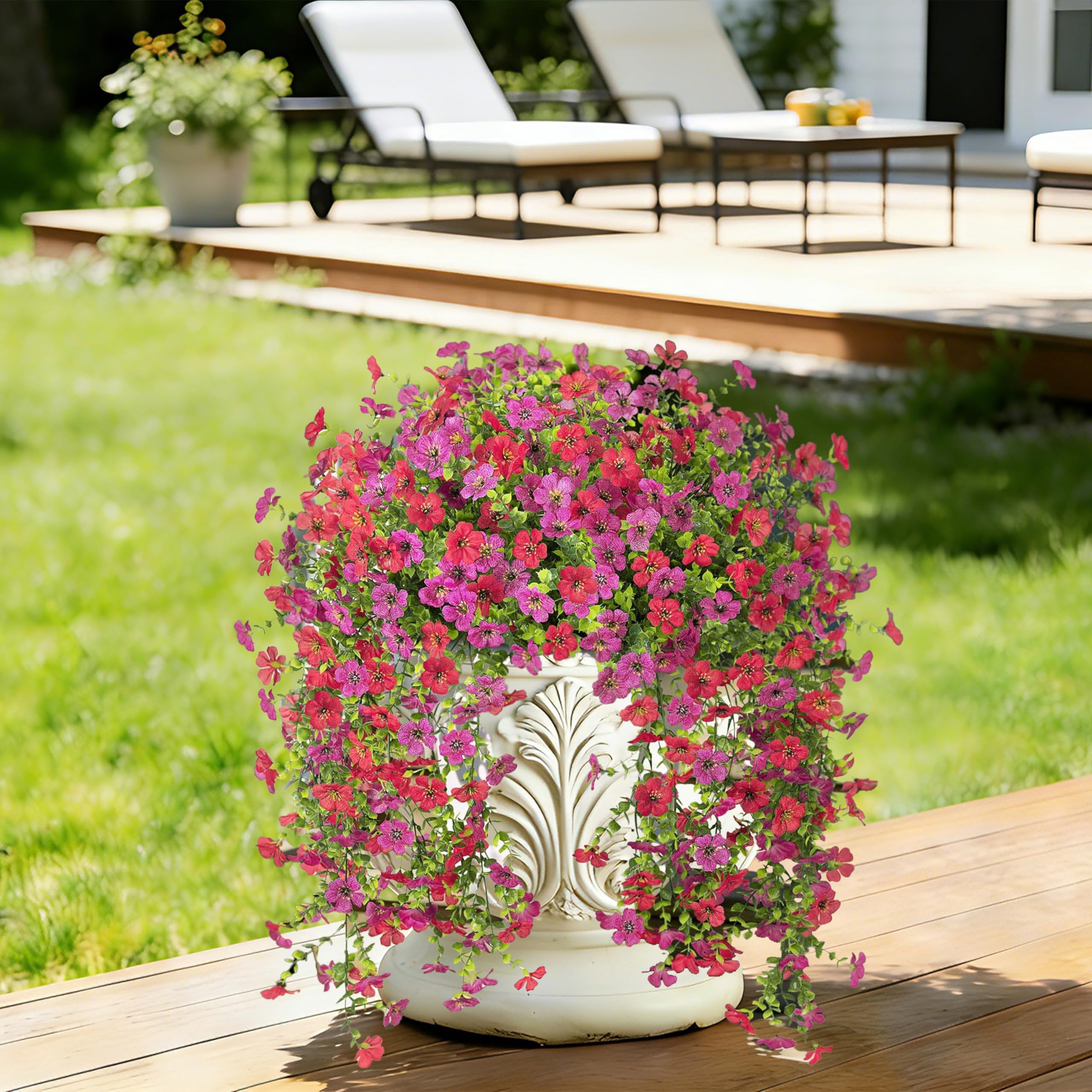 50% Off Senjie Artificial Hanging Flowers for Spring Decor - Image 1