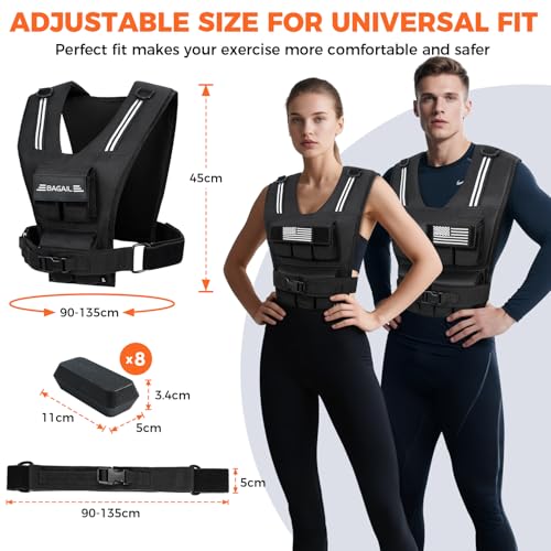 50% Off BAGAIL Adjustable Weighted Vest for Men & Women - Image 3