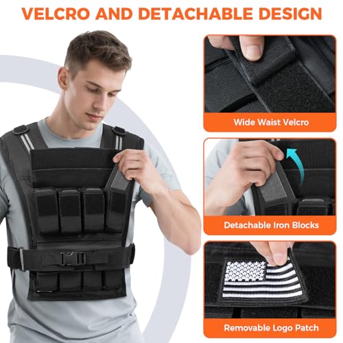 50% Off BAGAIL Adjustable Weighted Vest for Men & Women - Image 7