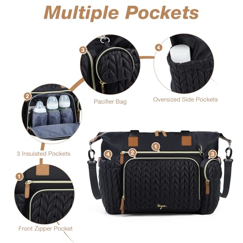 50% Off Large Tonyeee Diaper Bag Tote - Use Code GN3MSPMR - Image 6