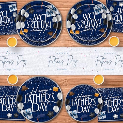 50% Off Father's Day Tableware Set for 25 Guests - Image 6