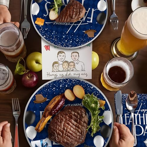 50% Off Father's Day Tableware Set for 25 Guests - Image 7