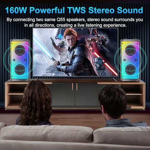 40% Off TAMPROAD 80W Portable Bluetooth Party Speaker - Image 5