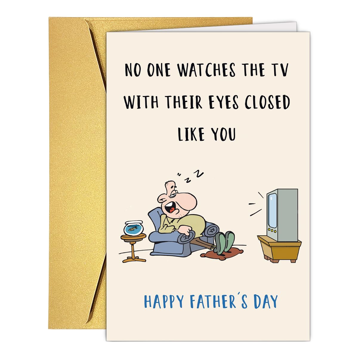 50% OFF Funny Father's Day Card for Dad - Image 1