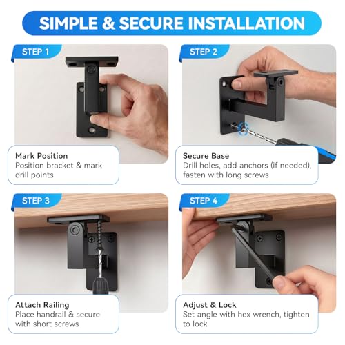 50% Off Adjustable Handrail Bracket 4 Pack – Code 6TRAWGVN - Image 5