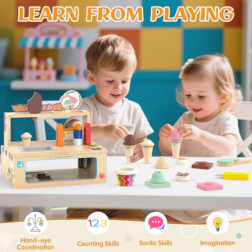 50% OFF Wooden Ice Cream Toy Set for Toddlers - Code 272T8OIS - Image 7