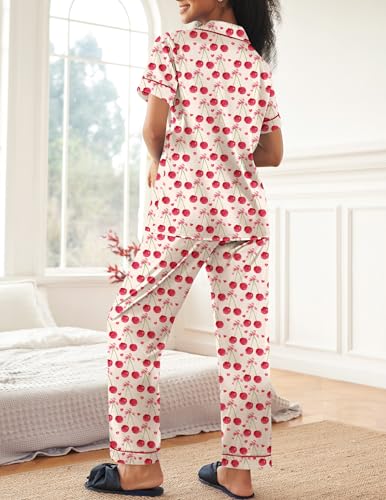 32% Off Ekouaer Silky Satin Pajama Set for Women - Image 6