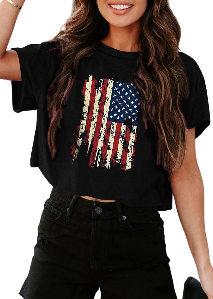 20% Off UNCLECAT Women's Cropped Crop Top Tee