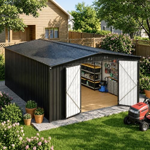 22% Off MNLR 10x14 FT Large Metal Storage Shed - Image 2